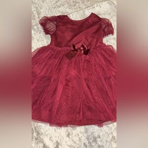 Carter's Burgundy Sparkle Formal Dress